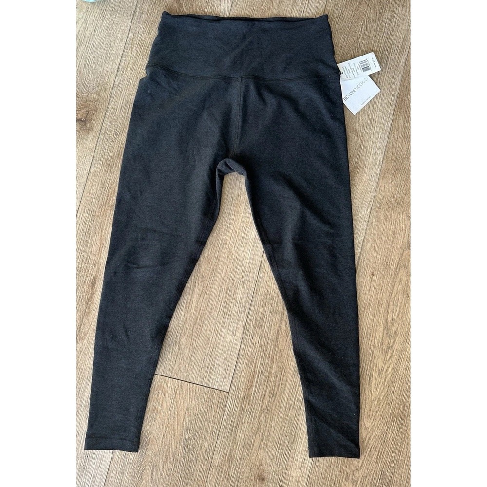 Beyond Yoga Space Dye High Waisted Midi Leggings Dark Night Size Large NWT